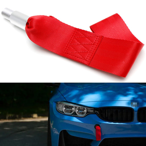 Red Racing Style Tow Hook Towing Strap For BMW F30 F35 F10 3 4 5 Series & MINI