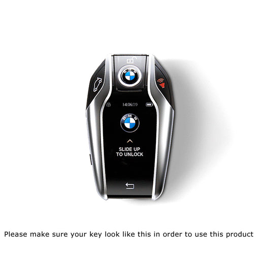 Glossy Red Key Fob Shell Cover For BMW G11/G12 7 Series i8 Touchscreen Smart Key