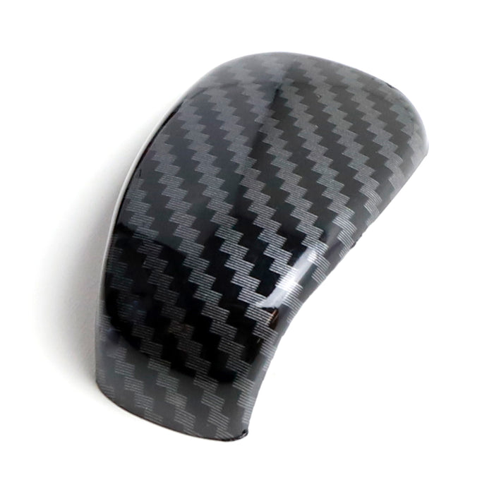 Gloss Black Carbon Fiber Pattern Shifter Cover For Honda 22+ Civic, 18-22 Accord