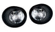 Clear Lens Fog Lights w/ 9145 Halogen Bulbs, Covers For Dodge RAM 1500 2500 3500