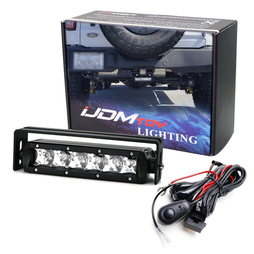Under Tow Hitch Mount 30W LED Light Bar w/ Bracket, Relay Wiring For Ford Bronco