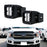 3-Inch 2x2 LED Pod Lights w/ Foglight Opening Mount/Wire For Ford F150 F250 F350