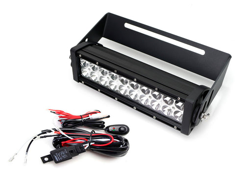 60W 11" LED Light Bar w/ Lower Bumper Bracket, Wiring For 17-up Ford F250 F350