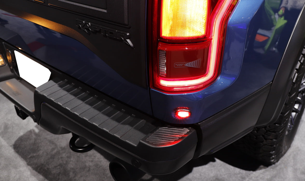 Smoked Lens Red LED Rear Below Taillamp Sidemarker Lights For 17-20 Ford Raptor