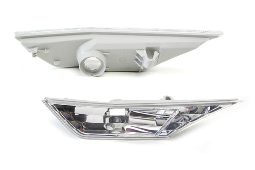 JDM Clear Lens Side Marker Lamps w/ Amber LED Bulbs For 16+ 10th Gen Honda Civic