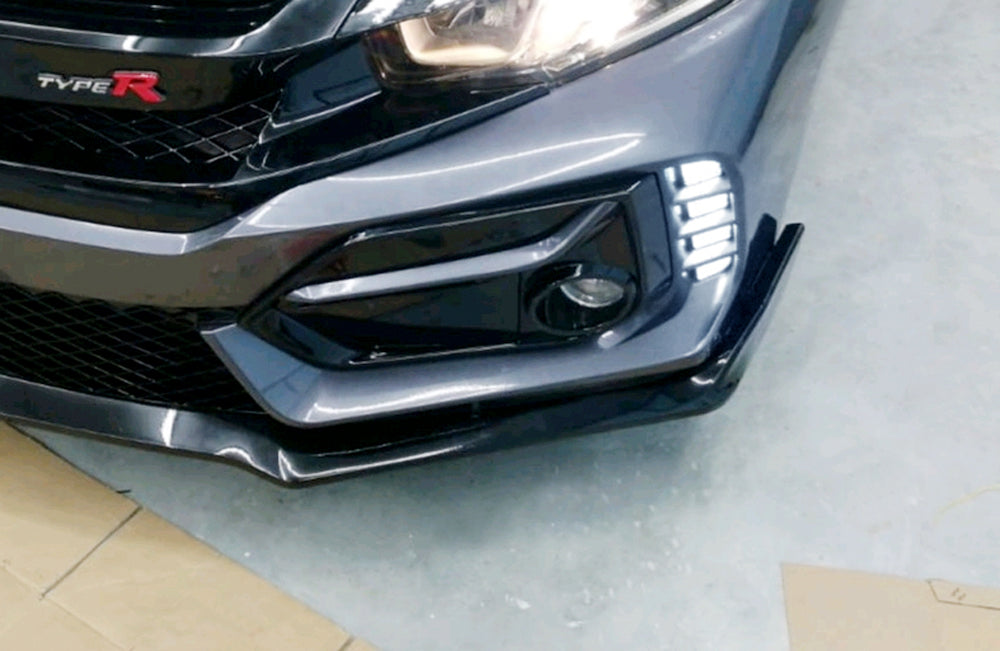 Bumper Vertical Air Vent Fit Switchback LED DRL For Honda Civic Type-R FK8 ONLY