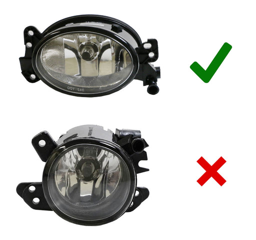 Complete Clear Lens Fog Lights w/H11 Halogen Bulbs For Mercedes C E R CLS ML etc