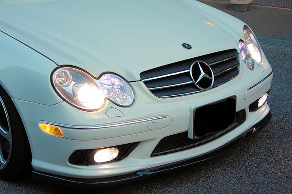 Clear Lens Side Marker Lights w/Amber LED For 01-07 Mercedes W203 C230 C240 C350