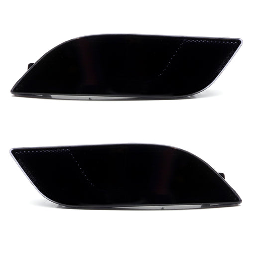 OE-Spec Dark Smoke Lens Rear Bumper Reflector Replacements For Jeep 17+ Compass