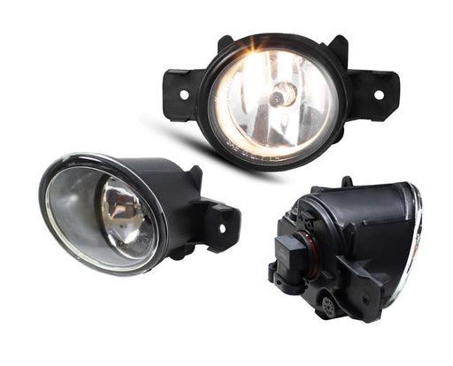 Complete Clear Lens Fog Lights w/ H11 Halogen Bulbs For BMW E84 X1 E83 X3 E70 X5