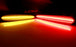 Smoke Amber/Red Full LED Strip Bumper Side Marker Lights For 00-03 Nissan Maxima