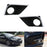 Pair LH RH OEM-Spec Fog Lamp Bezel Covers w/ Chrome Trim For 16-18 Nissan Altima