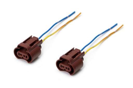 OE 9006 HB4 Female Adapters Wiring Harness Sockets w/ 4" Wire For Headlight Fog