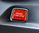 Red Real Carbon Fiber Engine Start Push Start Button Cover For 16+ Chevy Camaro