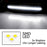 Smoked Lens White LED Front Reflector Replace Markers For BMW 01-03 3 Series 2Dr