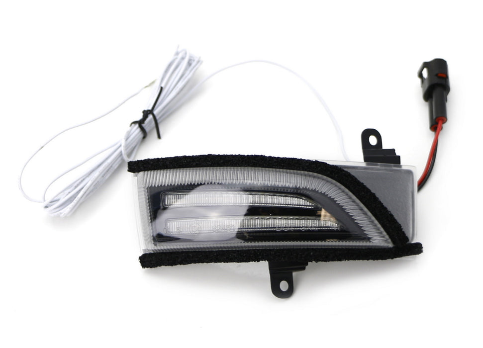 Clear Lens Switchback Sequential Flash LED Side Mirror Turn Signal For Subaru