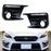 White/Amber Switchback/Sequential LED Fog Bezel DRL Kit For 18-21 Subaru WRX/STi