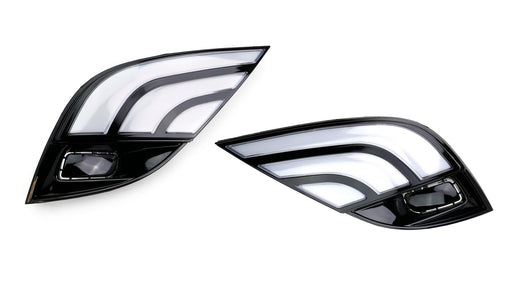 White/Amber LED Daytime Lights w/ Sequential Turn Signal For 18-20 Toyota Camry