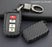 Carbon Fiber Soft Silicone Key Fob For Toyota Camry Avalon Corolla Highlander...