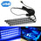 4pc 9" Blue LED Ambient Styling Lighting Kit Car Interior Decoration (5V USB)