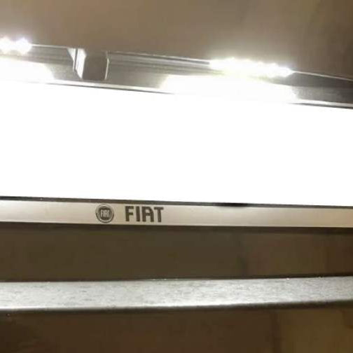 2017 FIAT 124 Spider Installed OEM-Fit 3W Full LED License Plate Light Kit