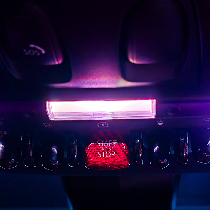 MINI Cooper JCW Countryman Installed Red CarbonFiber Keyless Engine Push Start Button