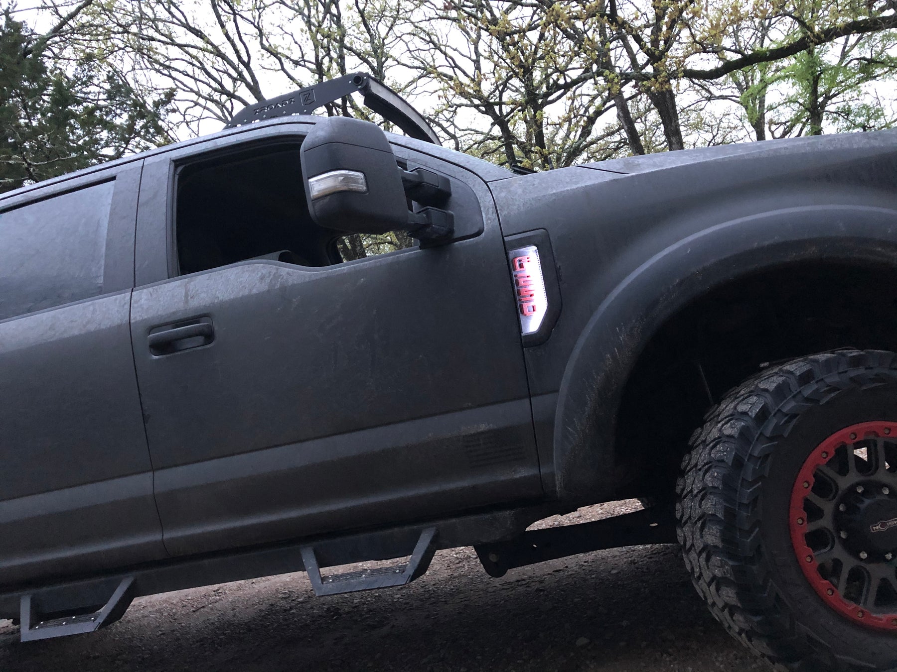 2019 Super Duty F-250 Installed LED Background Illumination Kit