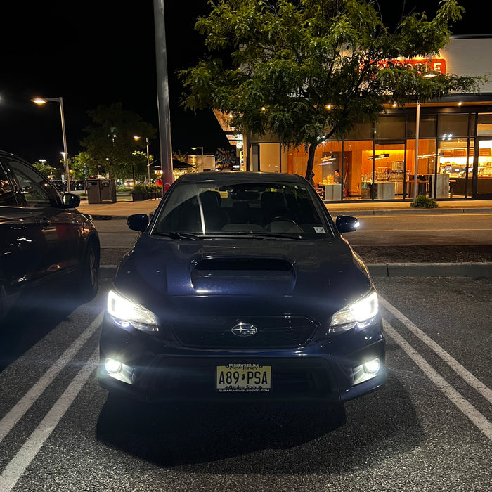 WRX 2019  Installed JDM Spec White/Amber Switchback Sequential LED Side Mirror DRL Turn Signal Light Assembly