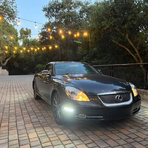 2007 lexus sc430 Installed Smoked 4pc White Full LED Strip Front/Rear Bumper Side Markers