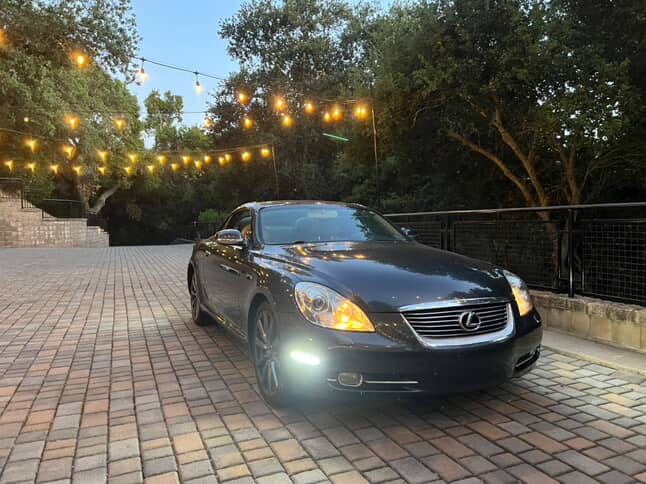 2007 lexus sc430 Installed Smoked 4pc White Full LED Strip Front/Rear Bumper Side Markers