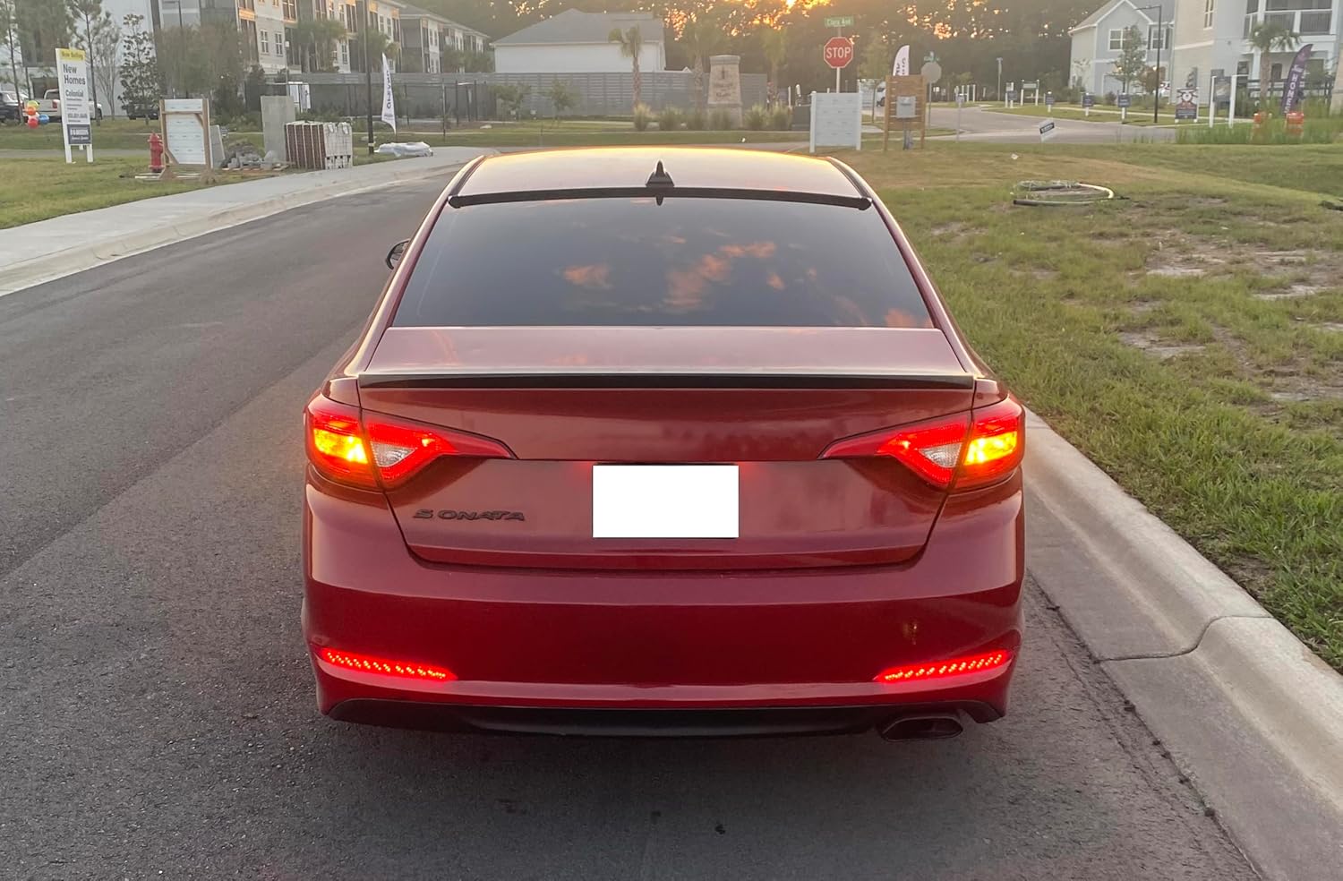 Hyundai sonata   Installed Full LED Bumper Reflector Brake/Sequential Signal Light