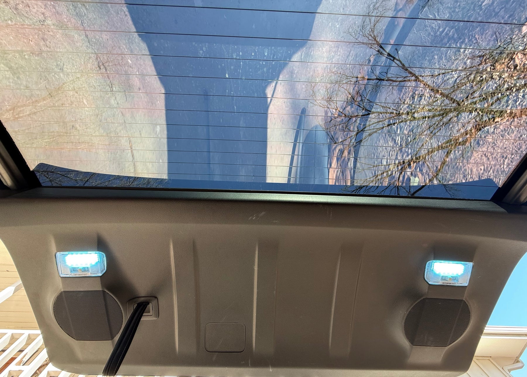 2021 Toyota 4Runner Limited  Installed 2 Ice Blue Liftgate Deck Trunk Cargo Area Lamp