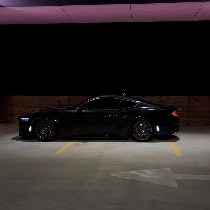 S650 side markers   Installed Smoke Lens All White LED Front & Rear Side Marker Light Kit