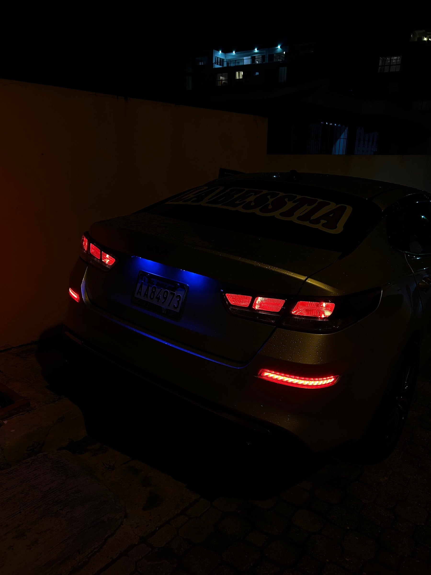 Kia optima 2018 Installed Full LED Bumper Reflector Brake/Sequential Signal Light