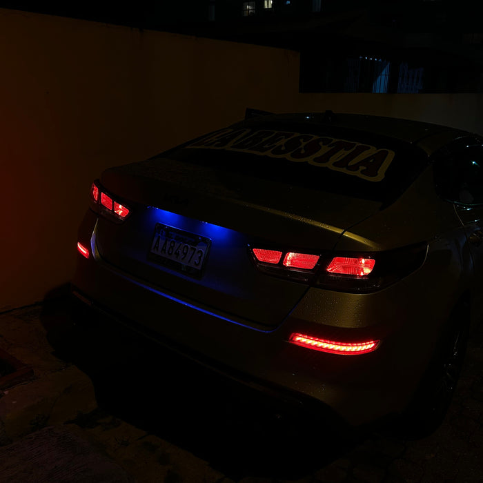 Kia optima 2018 Installed Full LED Bumper Reflector Brake/Sequential Signal Light