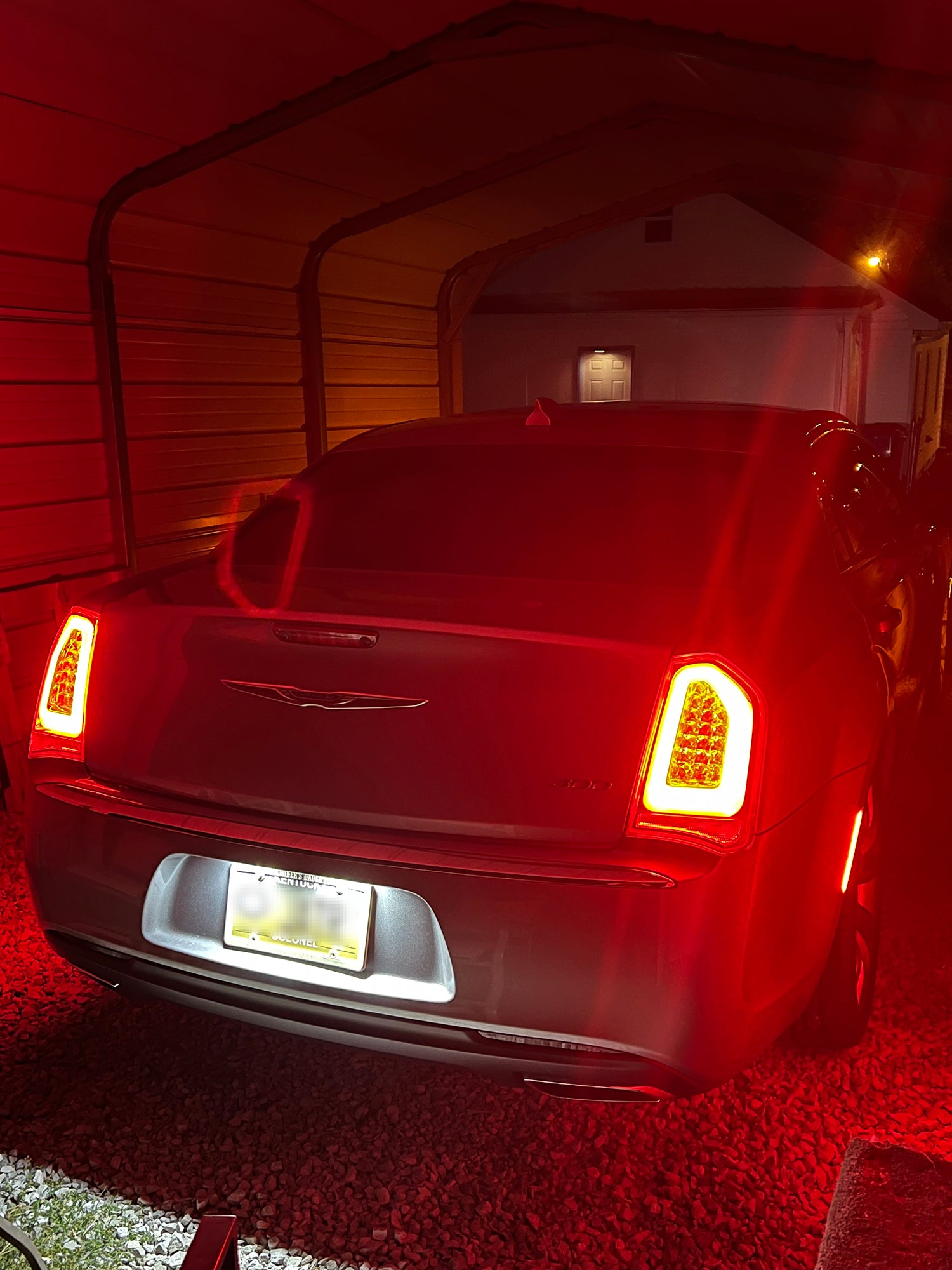 2018 Chrysler 300 LTD Installed OE-Fit 3x Brighter 18-LED License Plate Lamp Assy