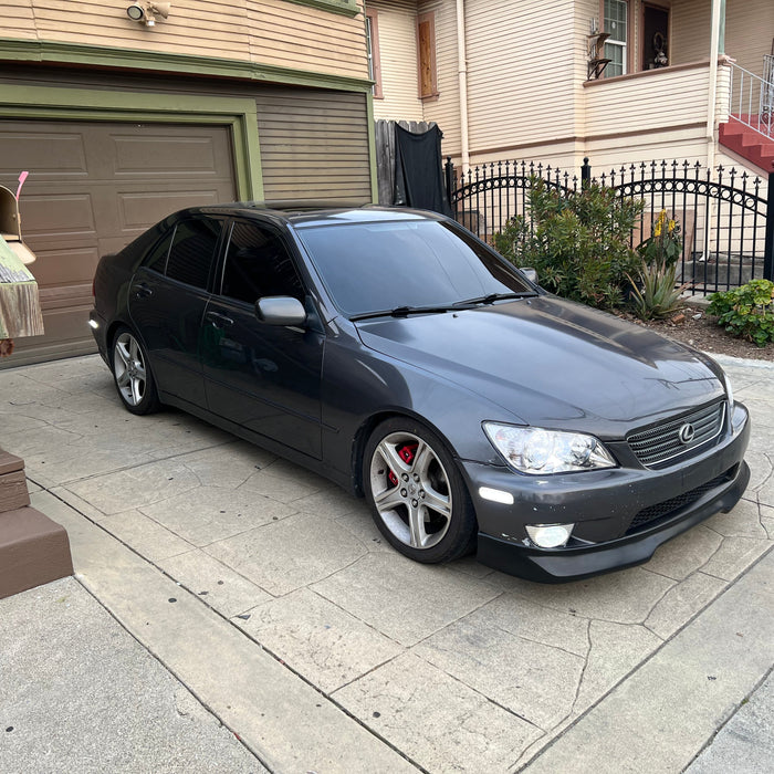 2001 Lexus is300 Installed 4pc Set Clear Lens White Full LED Front/Rear Side Markers
