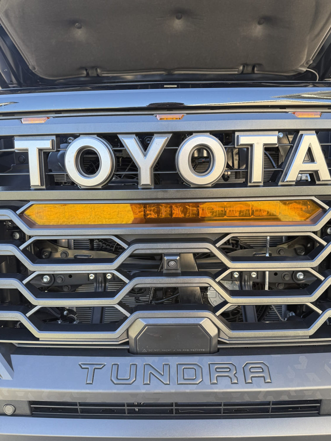 25 Tundra TRD pro Installed Non-Permanent 3000K Yellow Lens