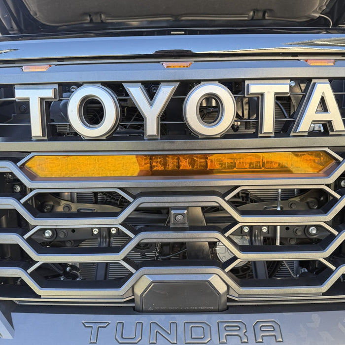 25 Tundra TRD pro Installed Non-Permanent 3000K Yellow Lens