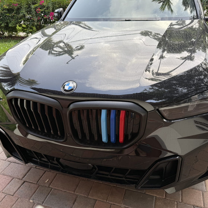 X5 2025 G05  Installed M-Color Grille Insert Trims