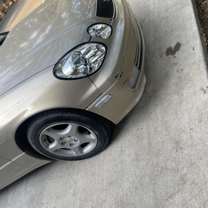 98 Lexus gs300  Installed Clear Lens White Full LED Side Markers