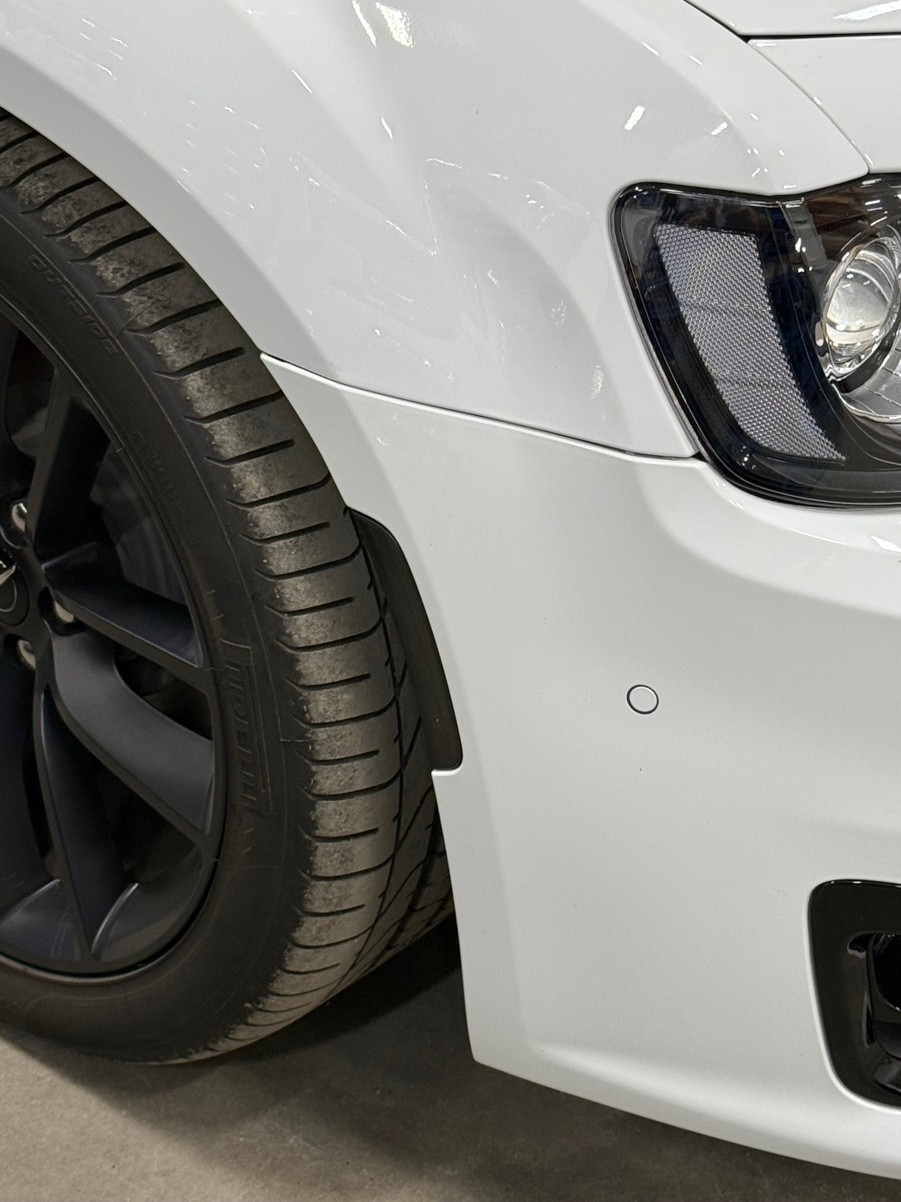 2023 Chrysler 300C Installed Smoked Lens Amber/Red Full LED Side Marker Light Kit