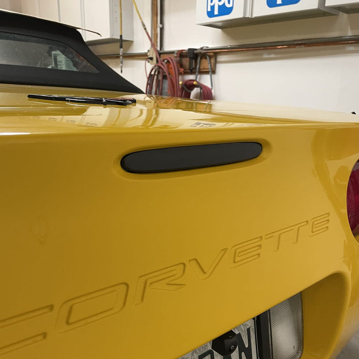 2000 C5 Corvette Installed Smoked F1 Strobe Featured LED Trunk Lid 3rd Brake Light