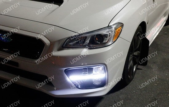 Get That JDM Look with the LED DRL Bezels for the Subaru WRX 