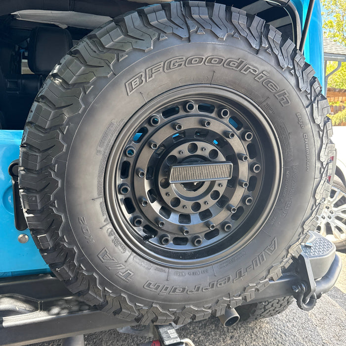 Jeep wrangler jk Installed Smoke Lens LED Strobe Third Brake Lamp