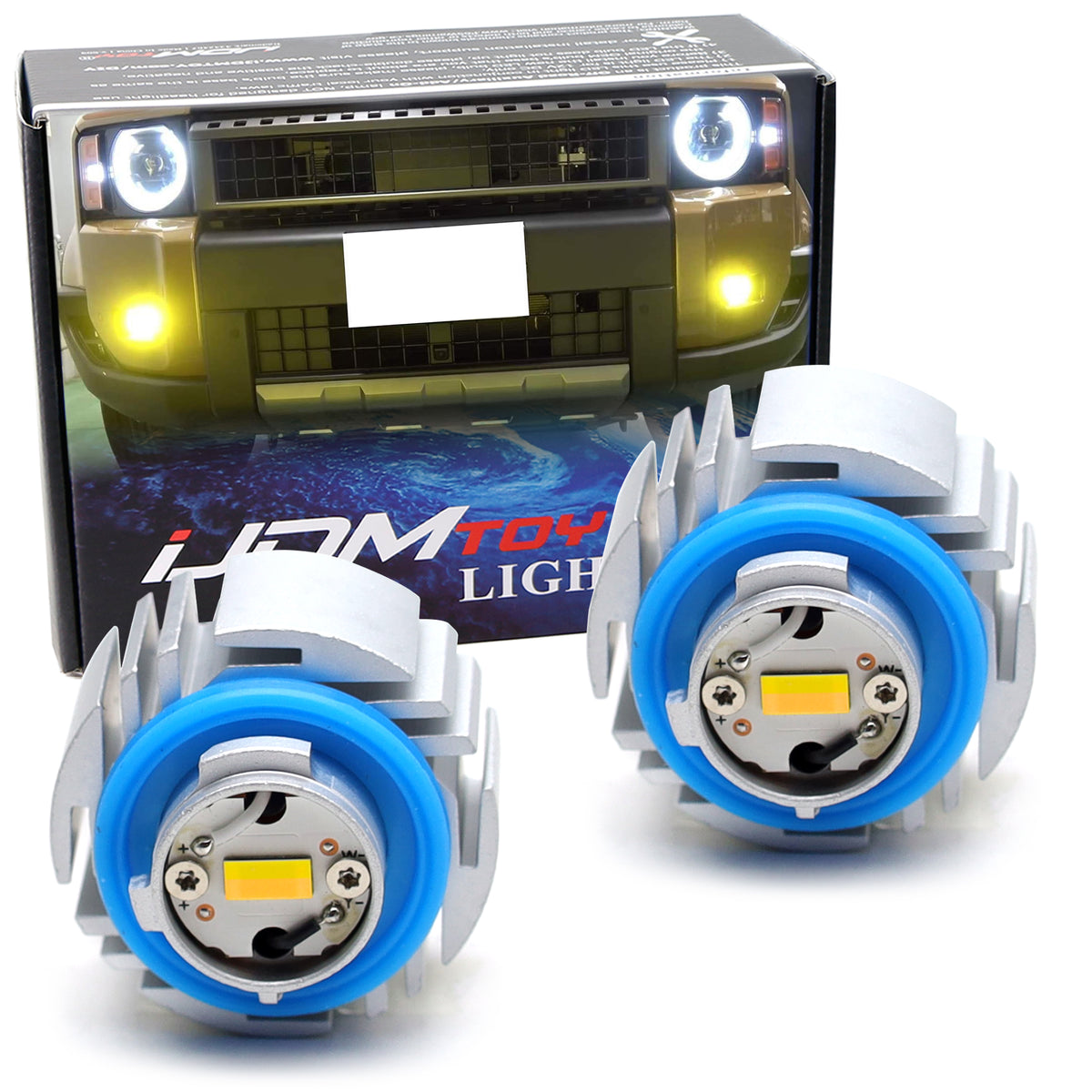 30W White/Yellow Dual-Color L1B LED Replacement Module Bulb For 19