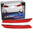 OE-Spec Red Rear Bumper Reflectors For BMW 2010-2013 F10 528i 535i 550i Standard