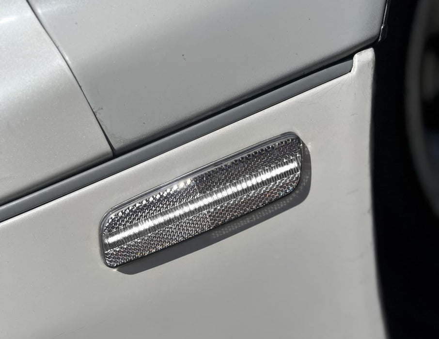 Clear Lens White Full LED Side Markers For 1998-05 Lexus GS300 IS300 LS400, etc