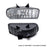 RH Spare Clear Lens Halogen Fog Light w/ Bulb For Chevy 1500 2500 Suburban Tahoe