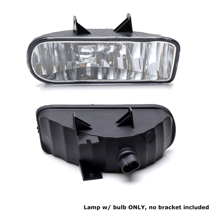 RH Spare Clear Lens Halogen Fog Light w/ Bulb For Chevy 1500 2500 Suburban Tahoe